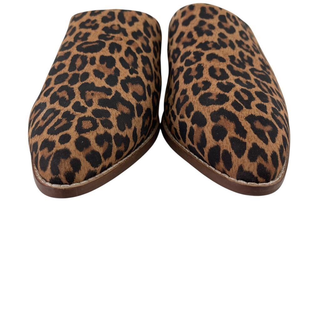 Seychelles Leopard Print Mule Slides Size 8.5 Fes… - image 5